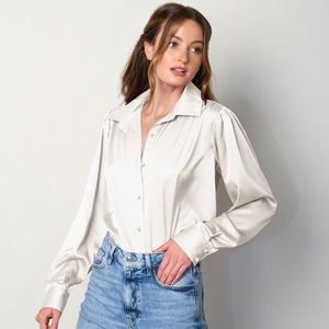 NWT Kodie WHITE Sequin Top - Hutch Design